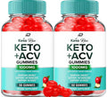 Indelo Keto Raw ACV Gummies with Vitamin B12 - 120 Gummies