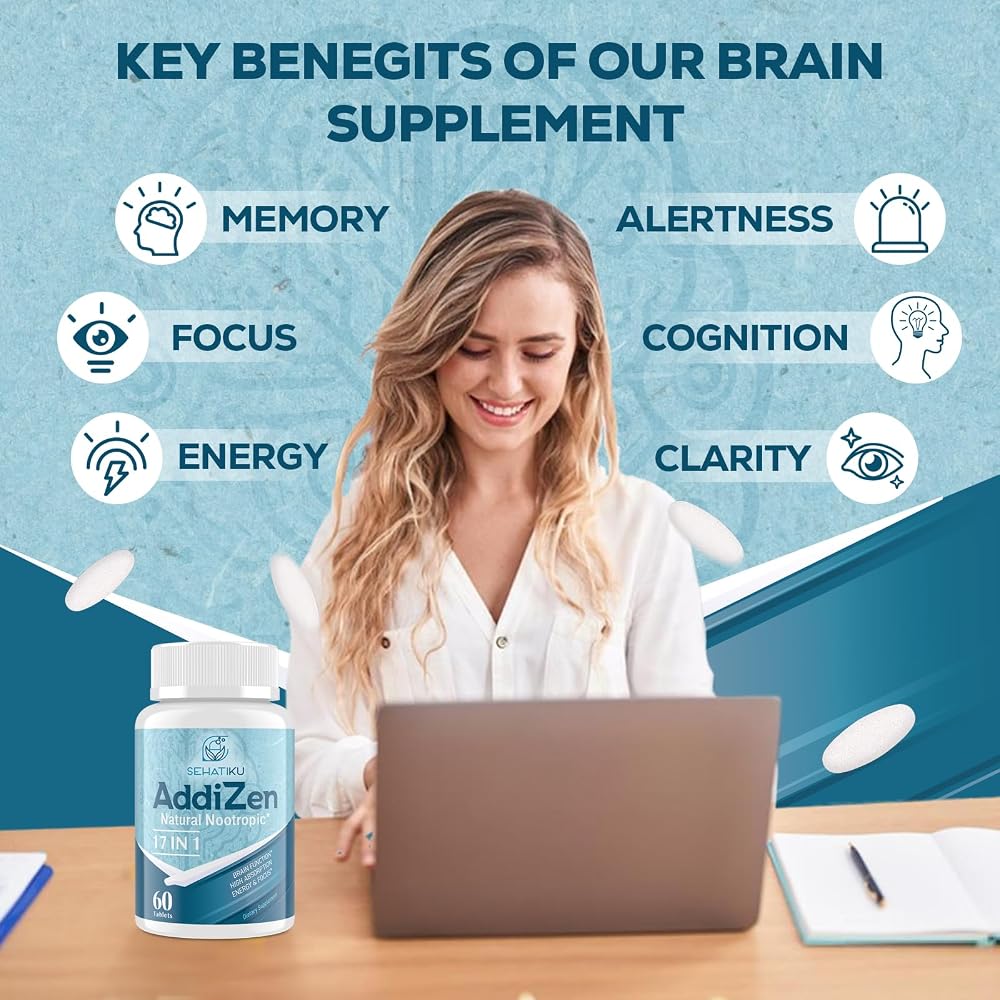 SehatiKu 17-in-1 Brain Supplement for Memory and Focus