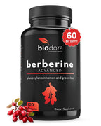 Biodora Berberine Advanced Plus 1200mg - 120 Vegetarian Capsules