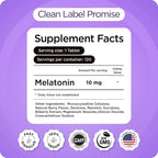 Balancebreens Melatonin 10mg Fast-Dissolve, 120 Tablets