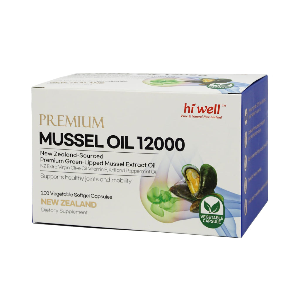 Hi Well Premium Mussel 12000 200Vegetable Softgel Capsules