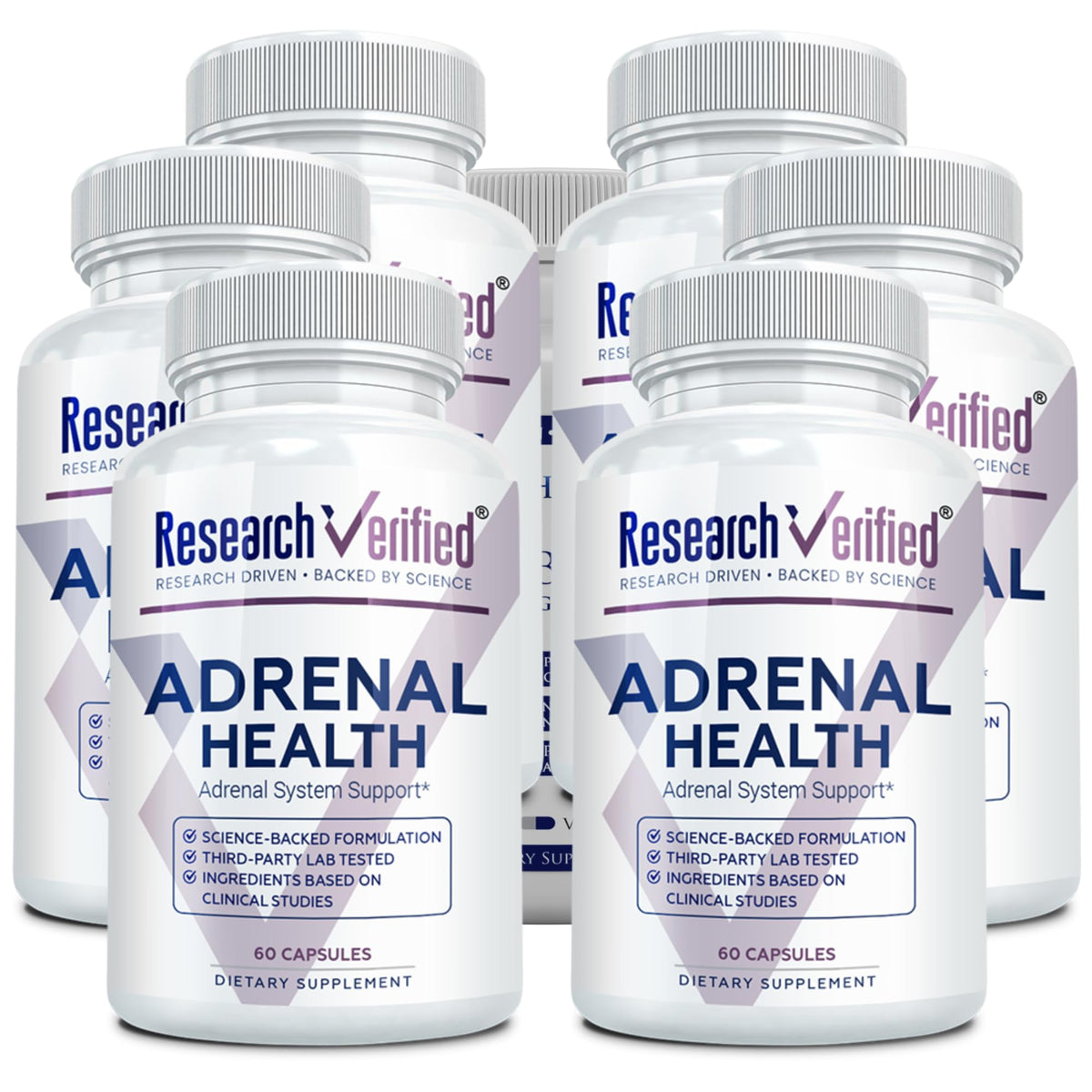 Research Verified Adrenal Support - 360 Capsules - Support Adrenal