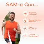 Clear Formulas SAMe 500mg Supplement - 90 Capsules - image 6