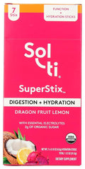 Sol-ti Organic Dragon Fruit Lemon Hydration Drink Mix - 7 Count