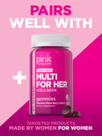PINK Biotin Gummies for Women 2,500 mcg - 60 Count - image 5