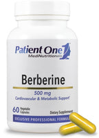 Patient One Berberine 500 mg Metabolic & Heart Support - 60 Capsules