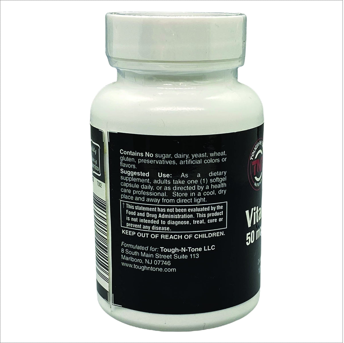 TOUGH-N-TONE Vitamin D-3 2000 IU - 100 Softgels - image 3