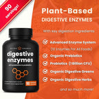 NutraChamps Digestive Enzymes with Probiotics for Bloating - 90 Capsules - image 2