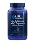 Life Extension Mix Capsules Without Copper - 360 Capsules