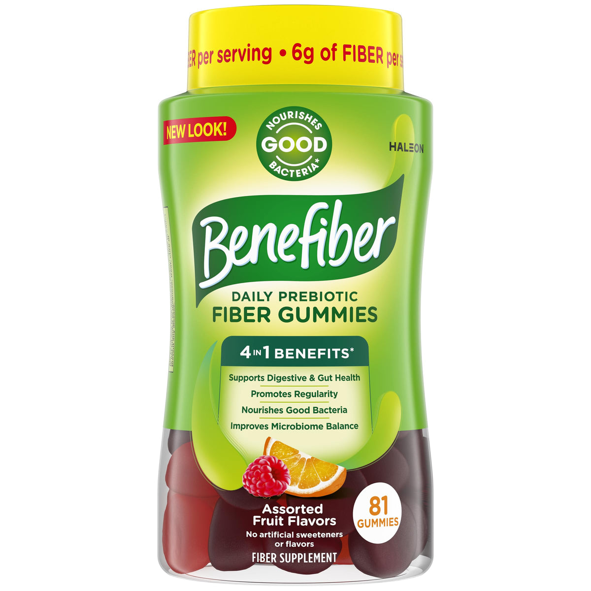 Benefiber Prebiotic Fiber Supplement Gummies