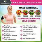 Wholesome Wellness Whole Food Multivitamin for Women - 120 Tablets - image 4