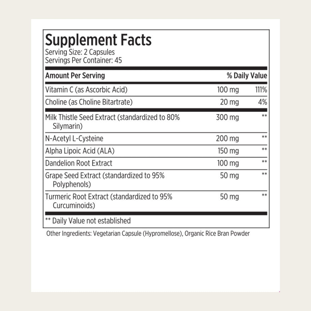LES Labs Liver Support & Detox Supplement, 90 Capsules - image 5