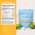 Paleovalley Essential Electrolytes Powder - Full Spectrum Lemon Lime