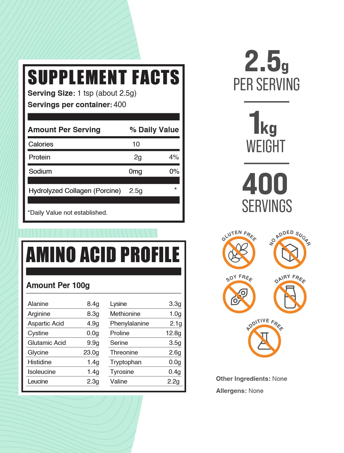 BulkSupplements.com Porcine Collagen Powder