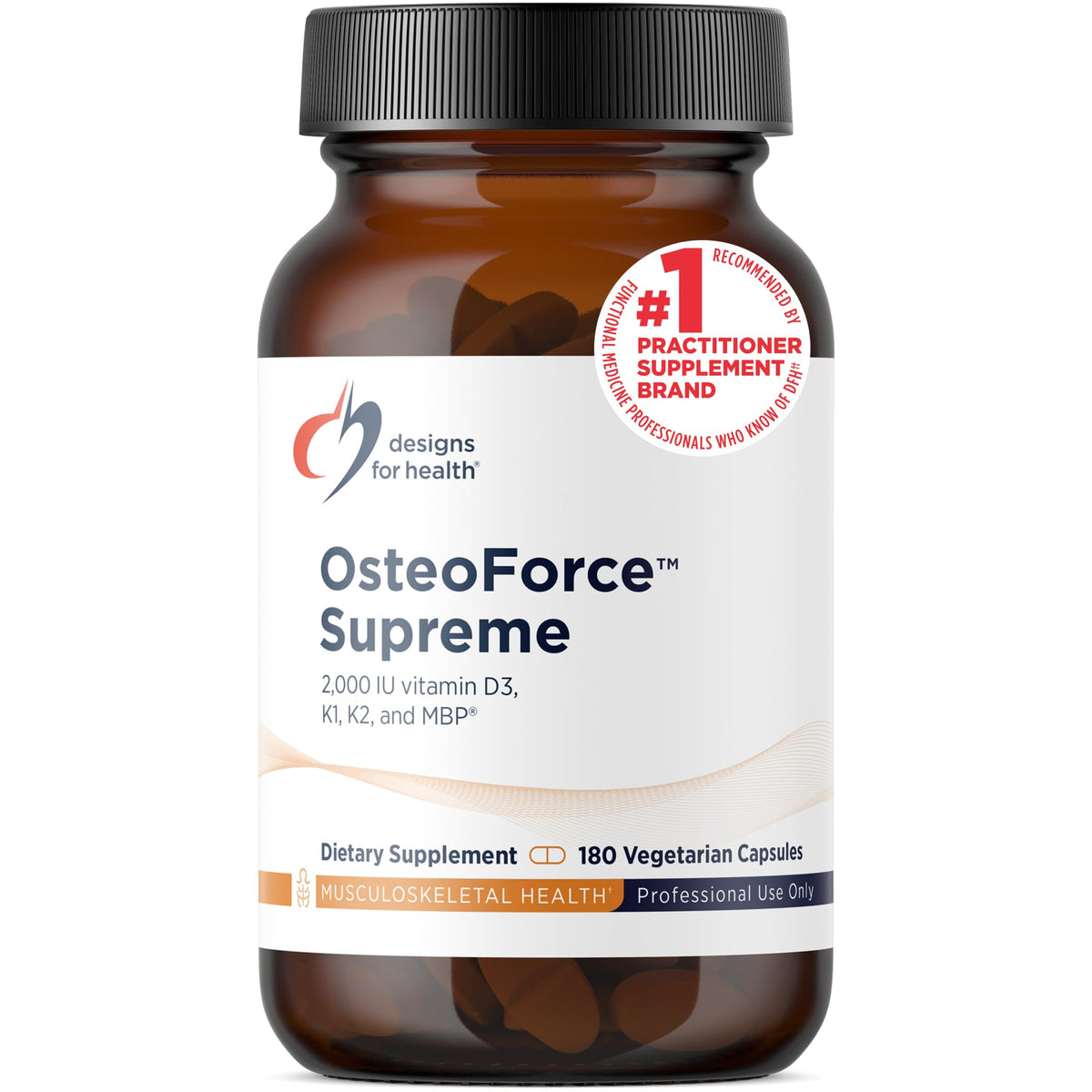 Designs for Health OsteoForce Supreme Bone Support - 180 Capsules