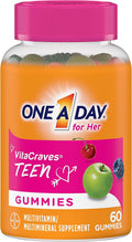One A Day Teen for Her VitaCraves Multivitamin - 60 Gummies
