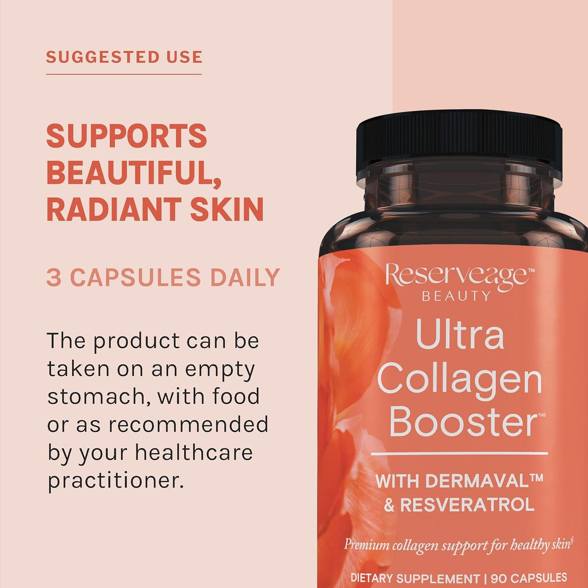 Reserveage Ultra Collagen Booster & Keratin Hair Booster - 150 Capsules - image 5