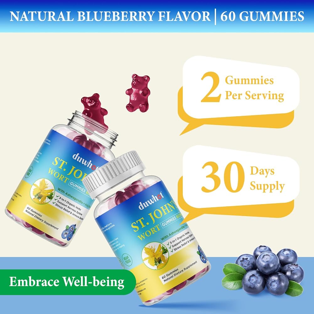 duwhot St John's Wort Gummies 600mg