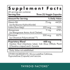 Michael's Thyroid Factors - 120 Vegetarian Capsules - image 2