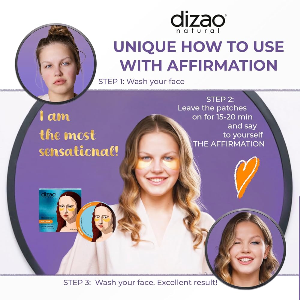 Dizao Collagen Under Eye Patches, Firming & Smoothing - 60 Patches - image 7