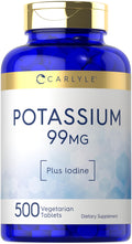 Carlyle Potassium Plus Iodine 99mg - 500 Tablets