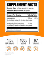 BulkSupplements Magnesium BHB Powder - 100g - image 2
