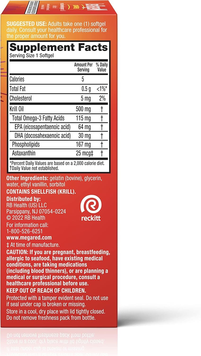 Schiff MegaRed Extra Strength Omega-3 Krill Oil - 40 Softgels - image 5