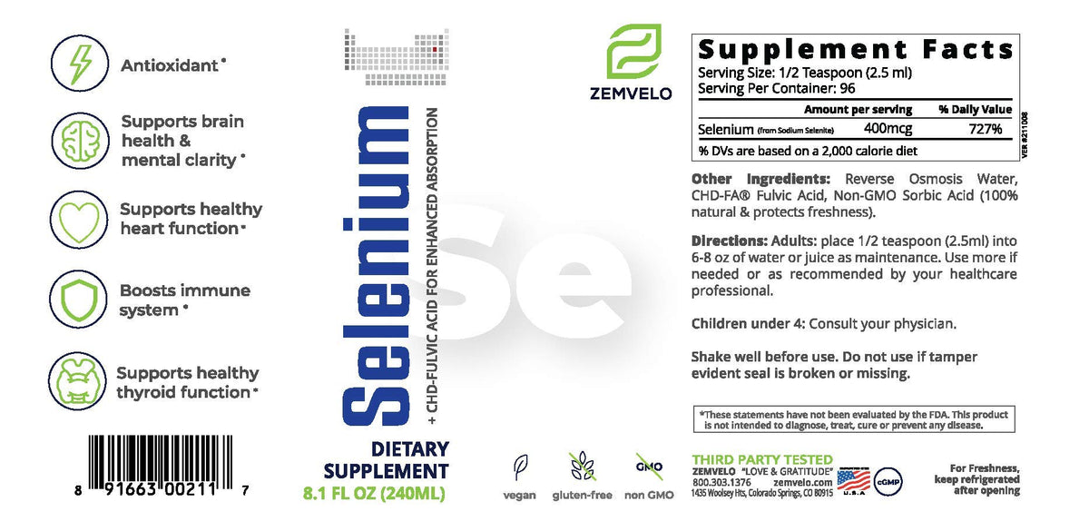 Mineralife Liquid Ionic Selenium Supplement for Immune Support - 8 Fl Oz - image 2