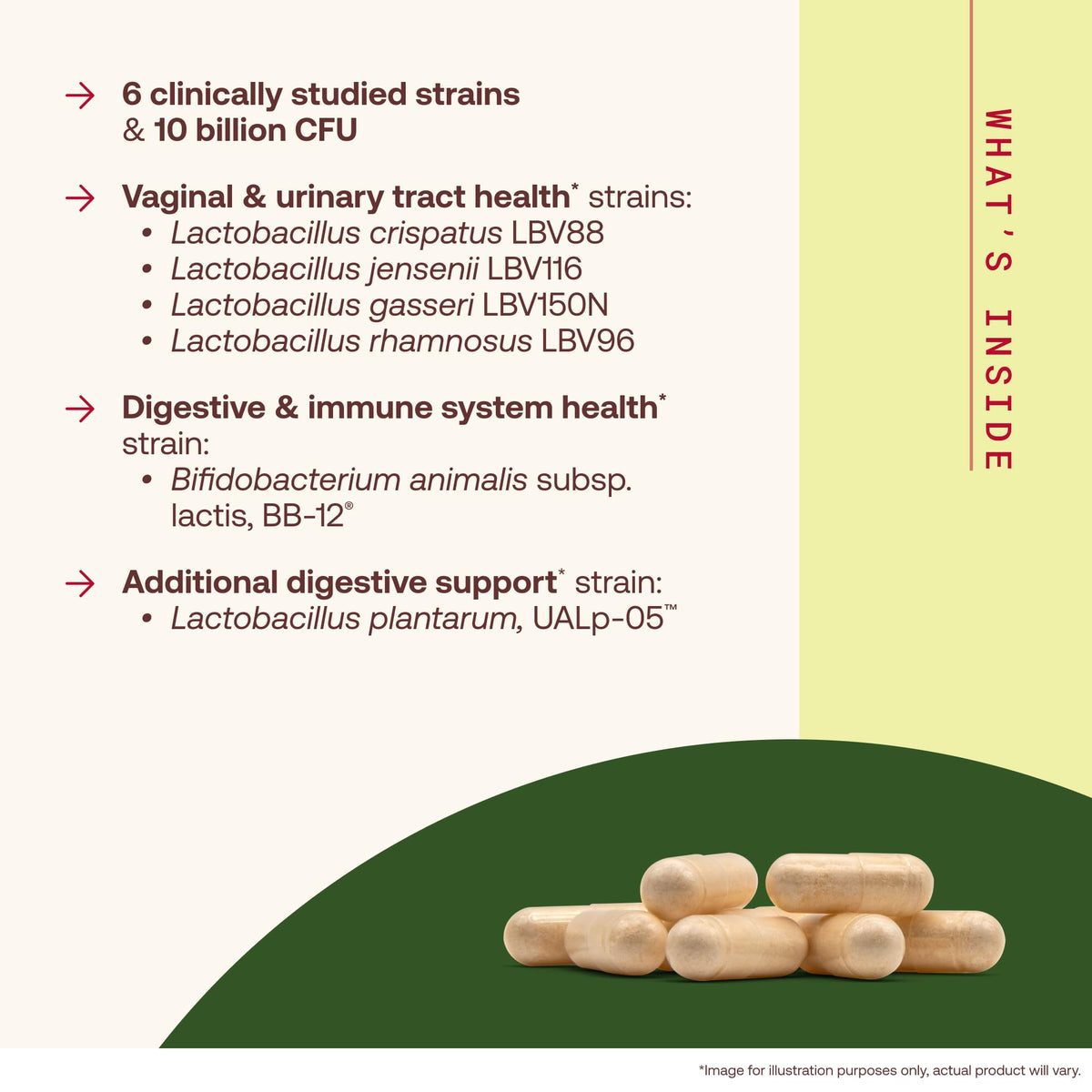 Jarrow Formulas Fem-Dophilus Advanced Vaginal & Digestive Probiotics