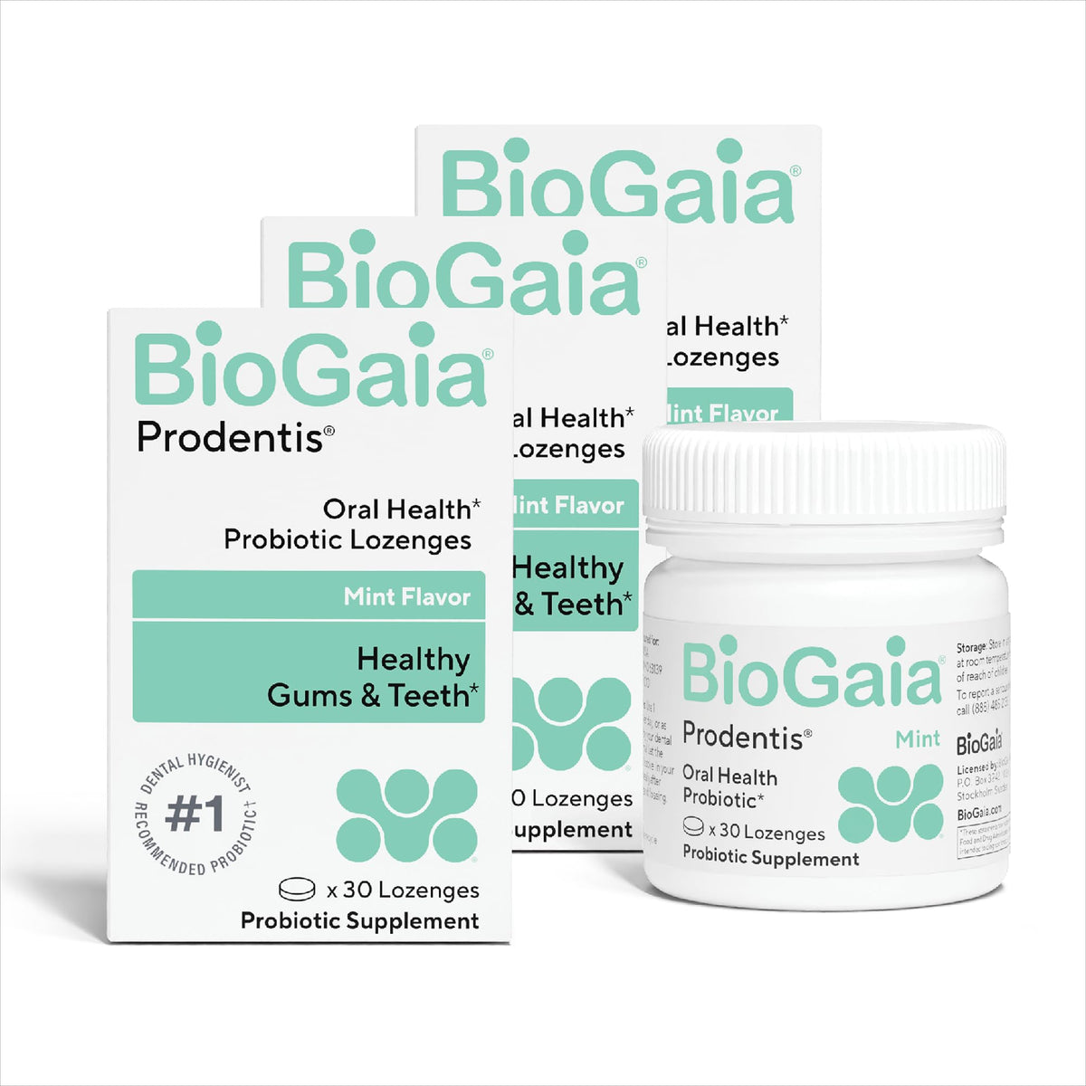 BioGaia Prodentis Oral Probiotics for Teeth & Gums - 90 Lozenges