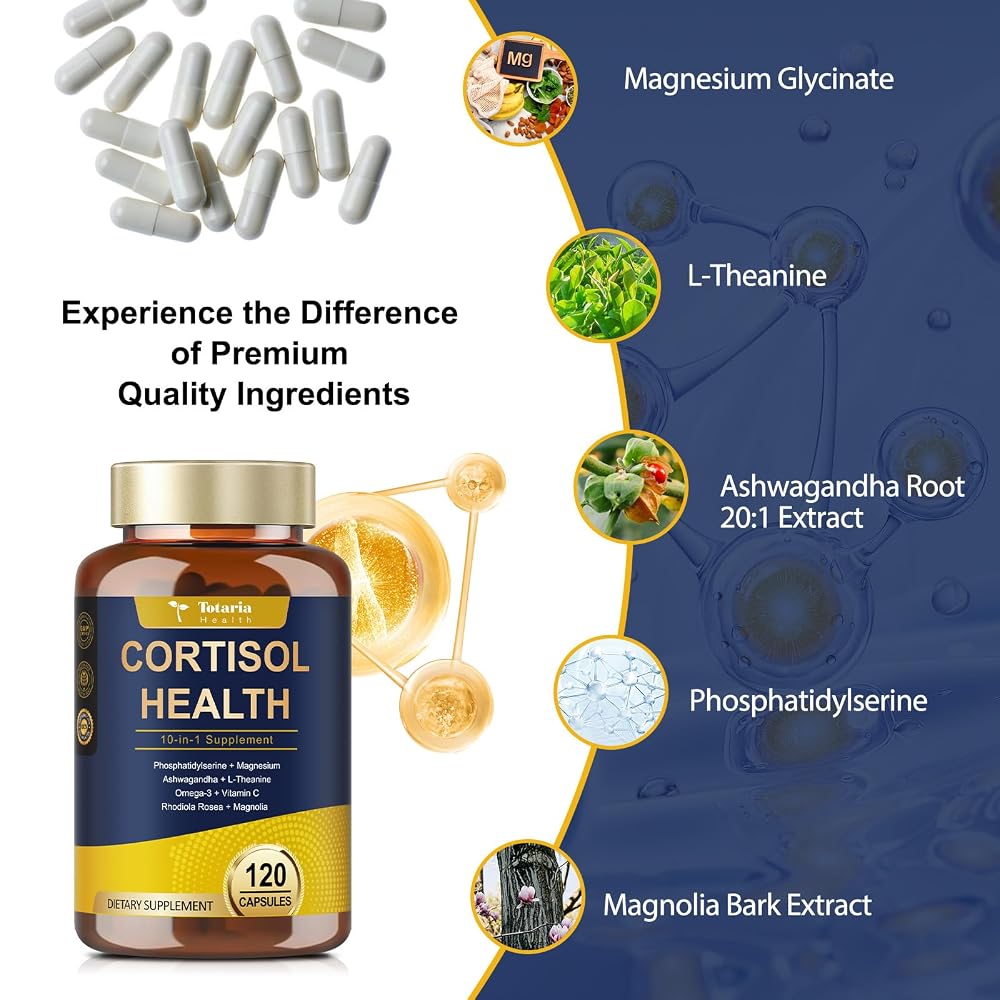 Totaria Cortisol Supplement with Ashwagandha