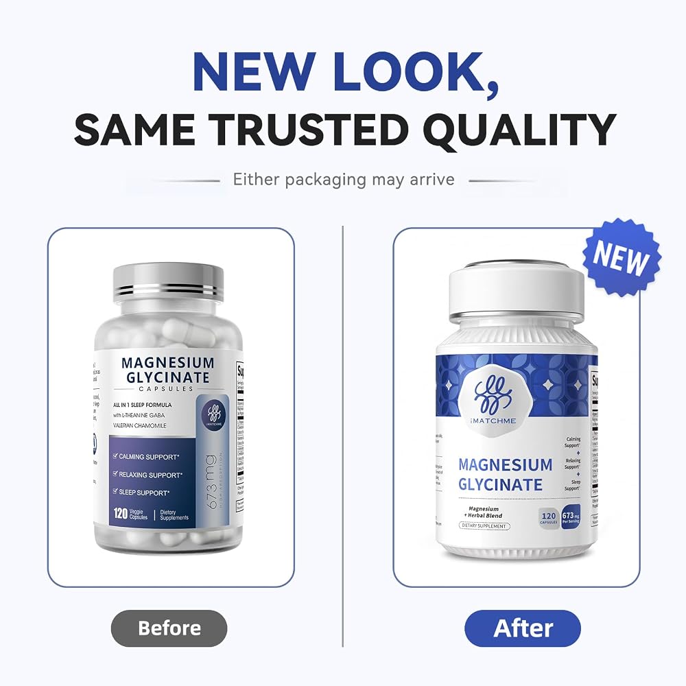 iMATCHME Magnesium Glycinate 850mg Capsules