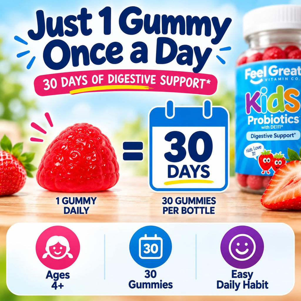 The Feel Great Vitamin Company Kids Probiotic Gummies - 30 Count - image 6