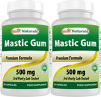 Best Naturals Mastic Gum 500 mg Capsules - 120 Capsules
