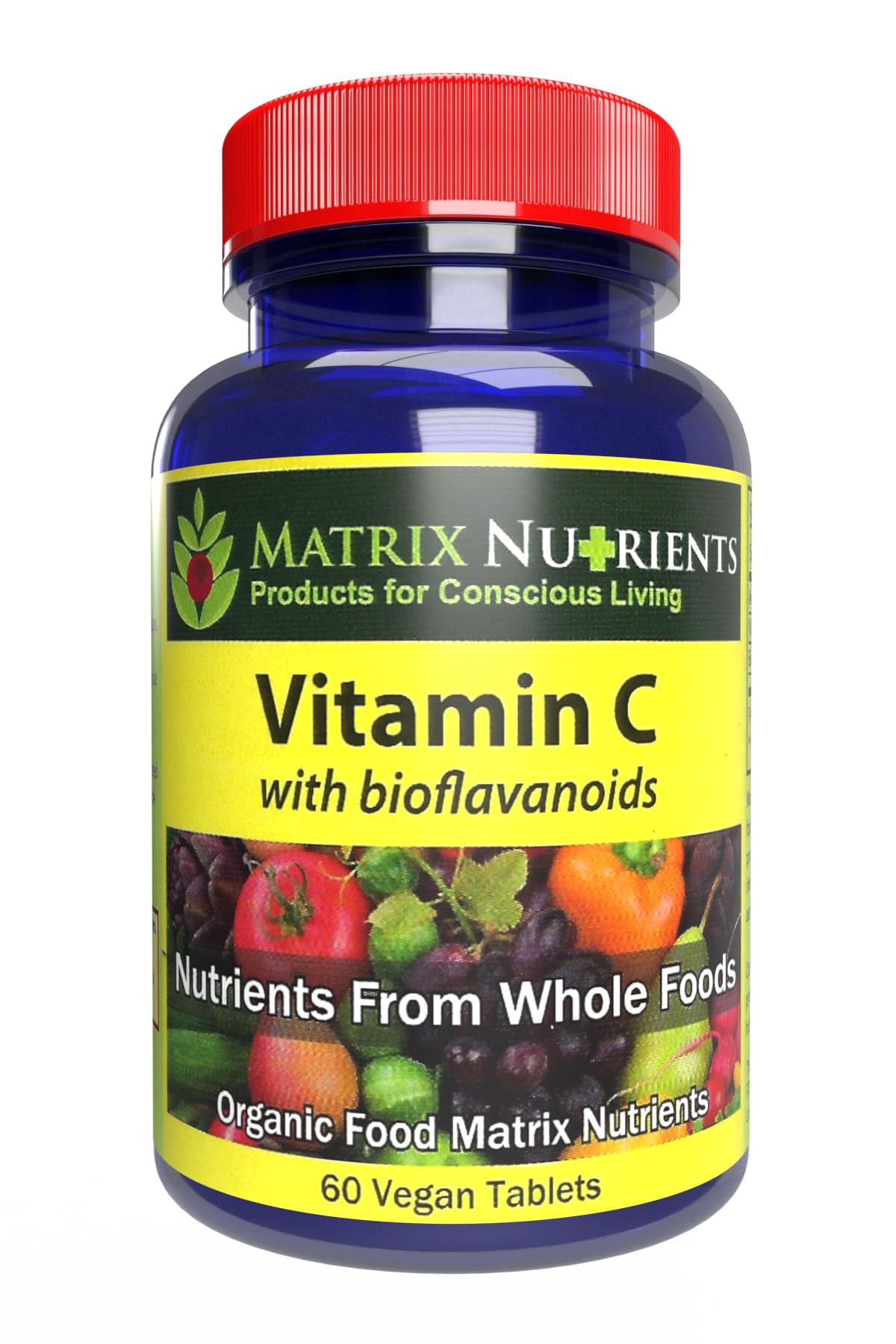 Matrix Nutrients Vitamin C with Bioflavonoids - 60 Vegan Tablets
