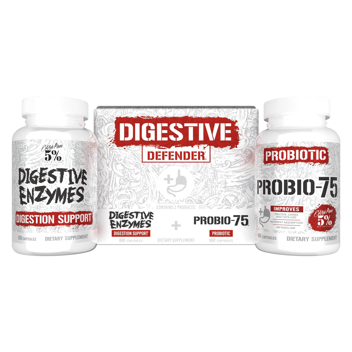 5% Nutrition Rich Piana Digestive Defender