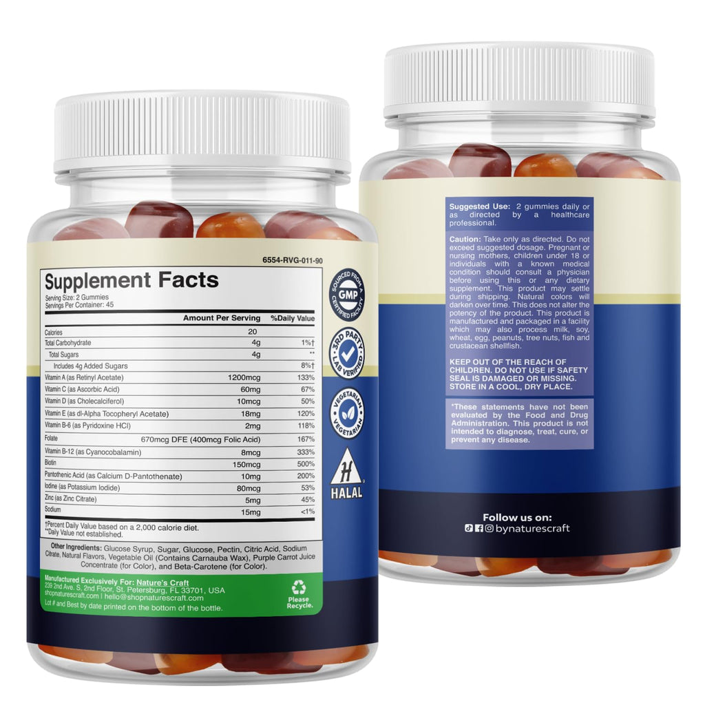 Natures Craft Daily Mens Multivitamins Gummies - 90 Count - image 7