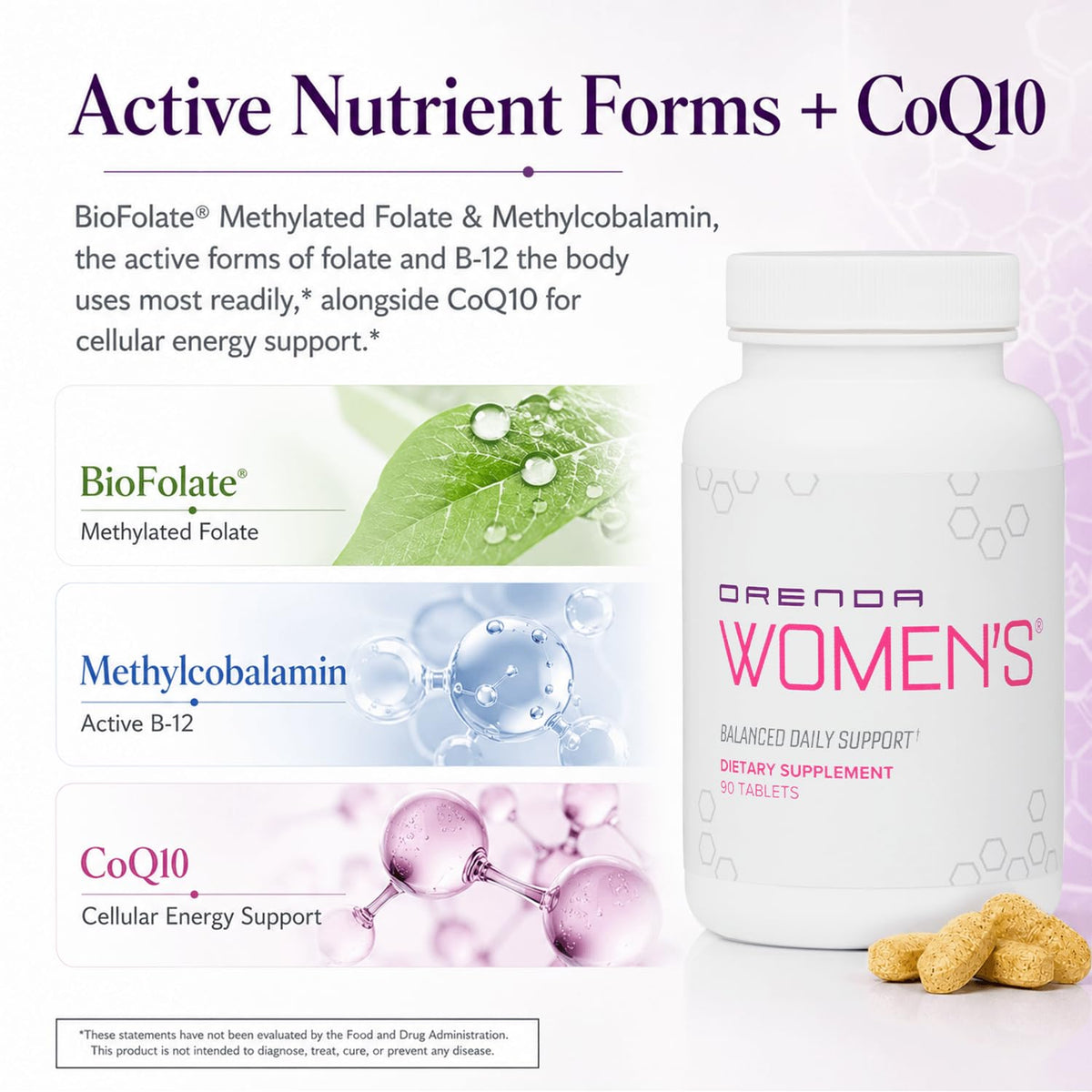 Orenda Women's All 8 Forms Vitamin E Women's Health - 90 Tablets - image 5