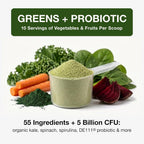 Biopharma Scientific NanoGreens + Probiotic Green Spirulina Powder - image 3