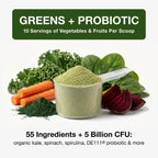 Biopharma Scientific NanoGreens + Probiotic Green Spirulina Powder