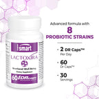 Supersmart Lactoxira High Potency 8-in-1 Probiotic Complex - 60 Capsules - image 5