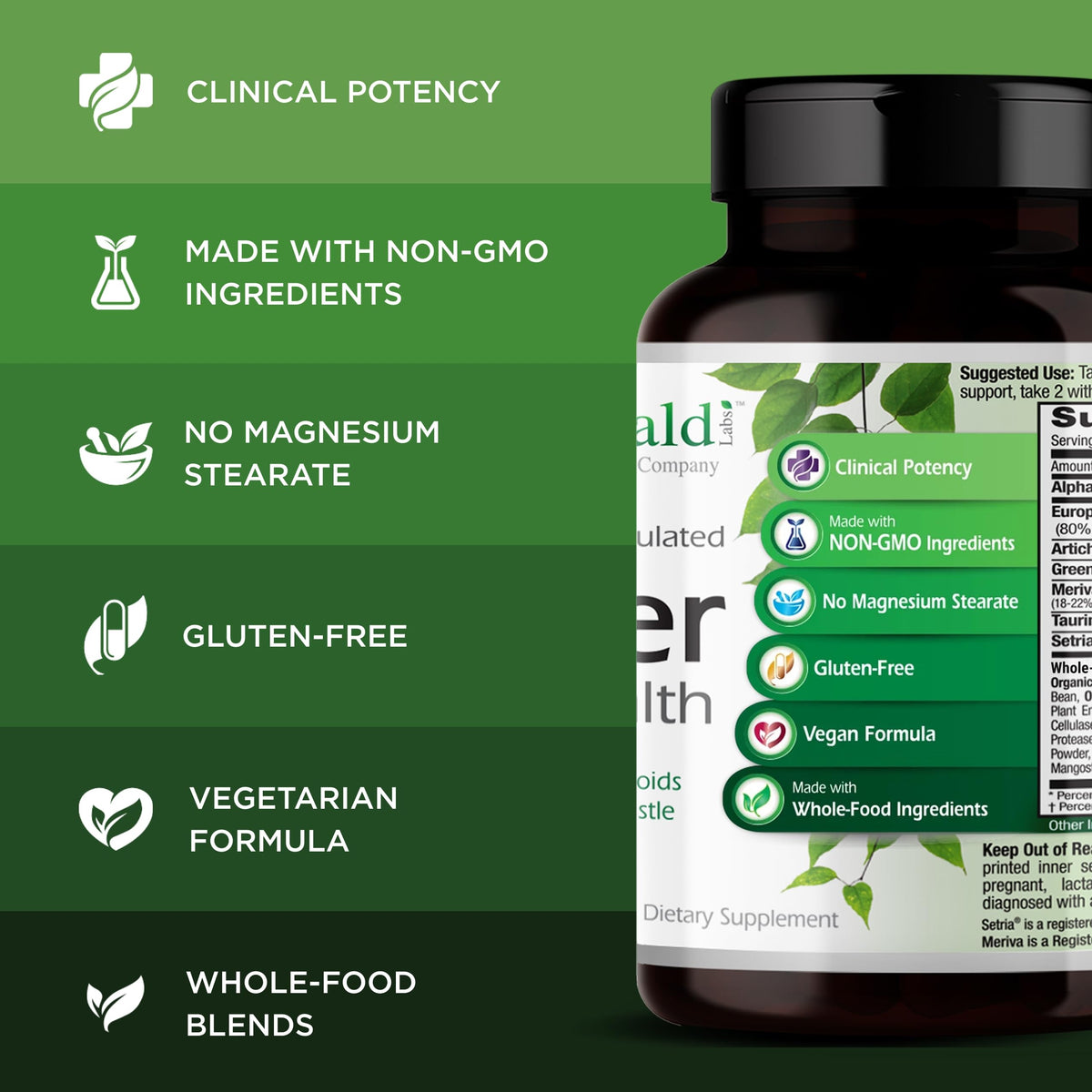 EMERALD LABS Liver Health - 60 Vegetable Capsules - image 3
