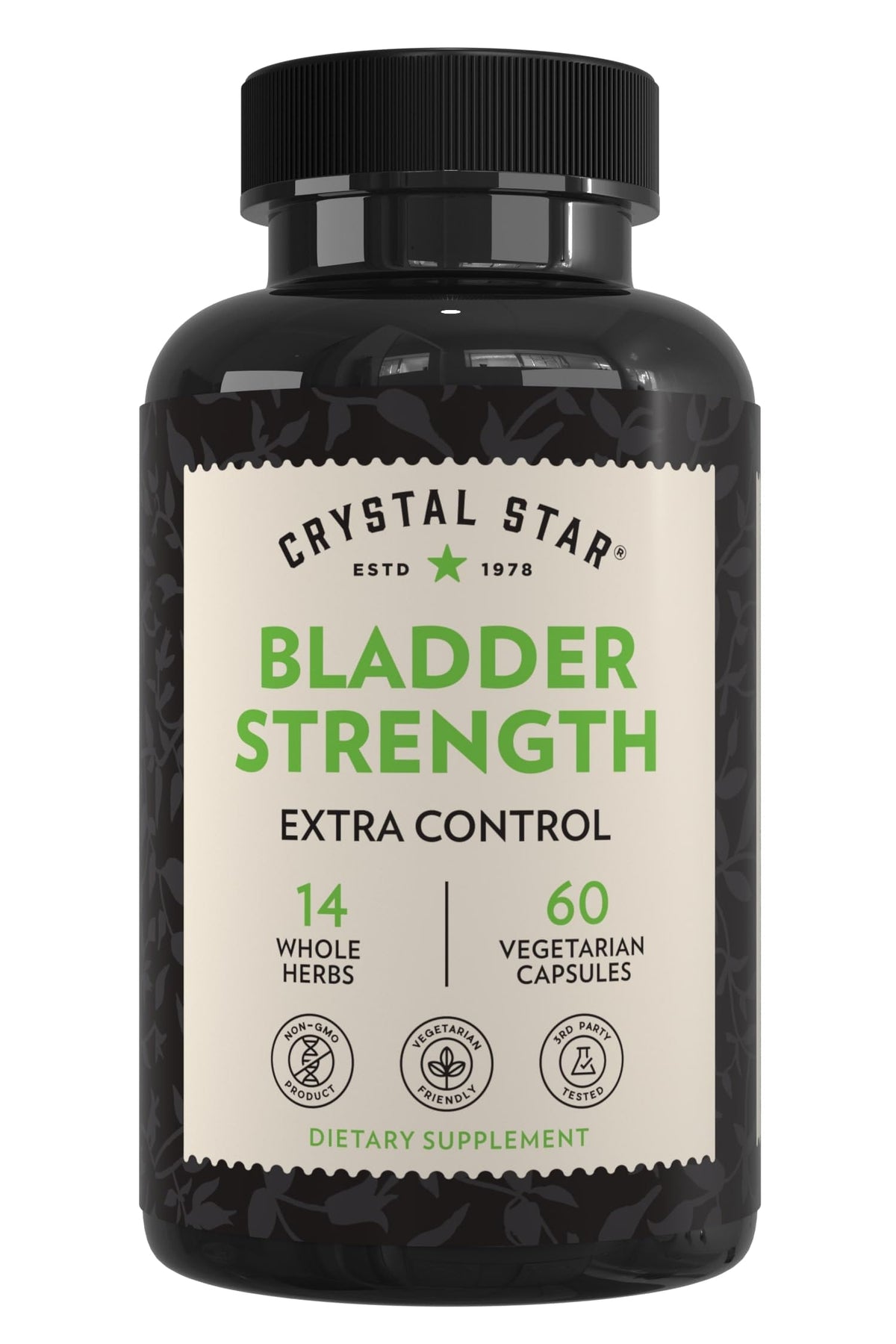 Crystal Star Bladder Strength Herbal Supplement - 60 Vegetarian Capsules