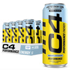 C4 Carbonated Zero Sugar Energy Pre-Workout Drink - 12 Pack