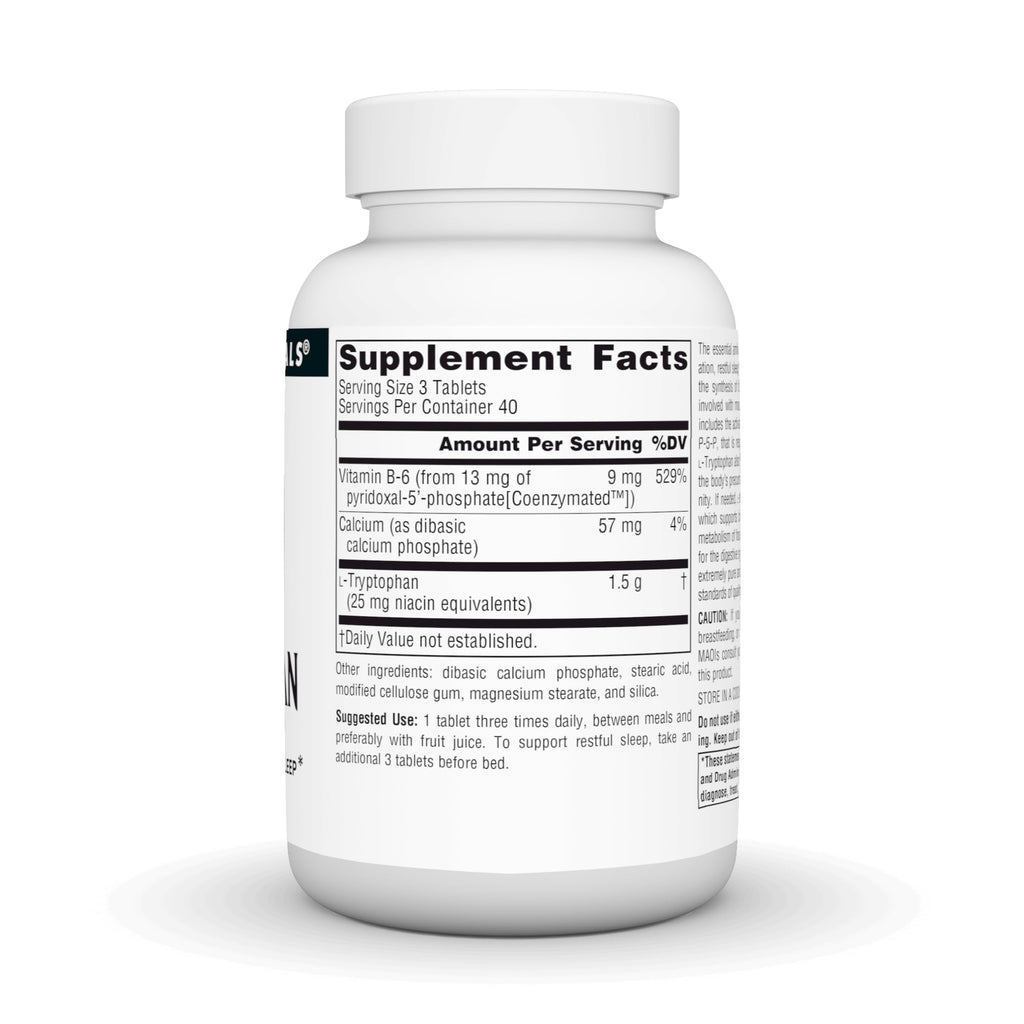 Source Naturals L-Tryptophan with Coenzyme B-6