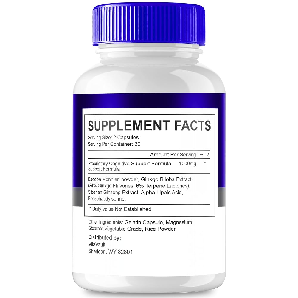 Vitavault Neurofy Memory and Brain Health Nootropic - 120 Capsules - image 3