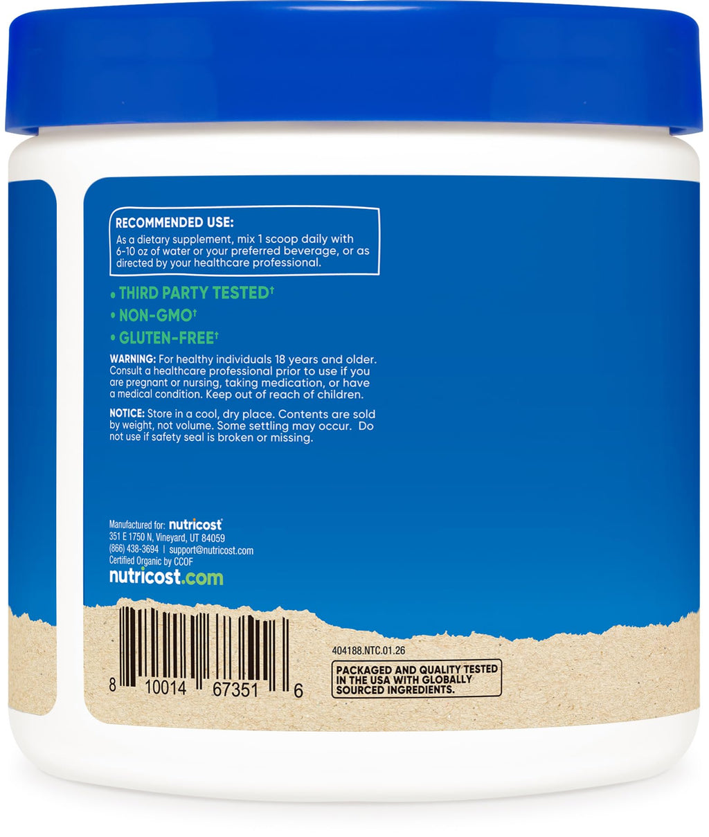 Nutricost Organic Saw Palmetto Powder - 8.1 oz - image 4
