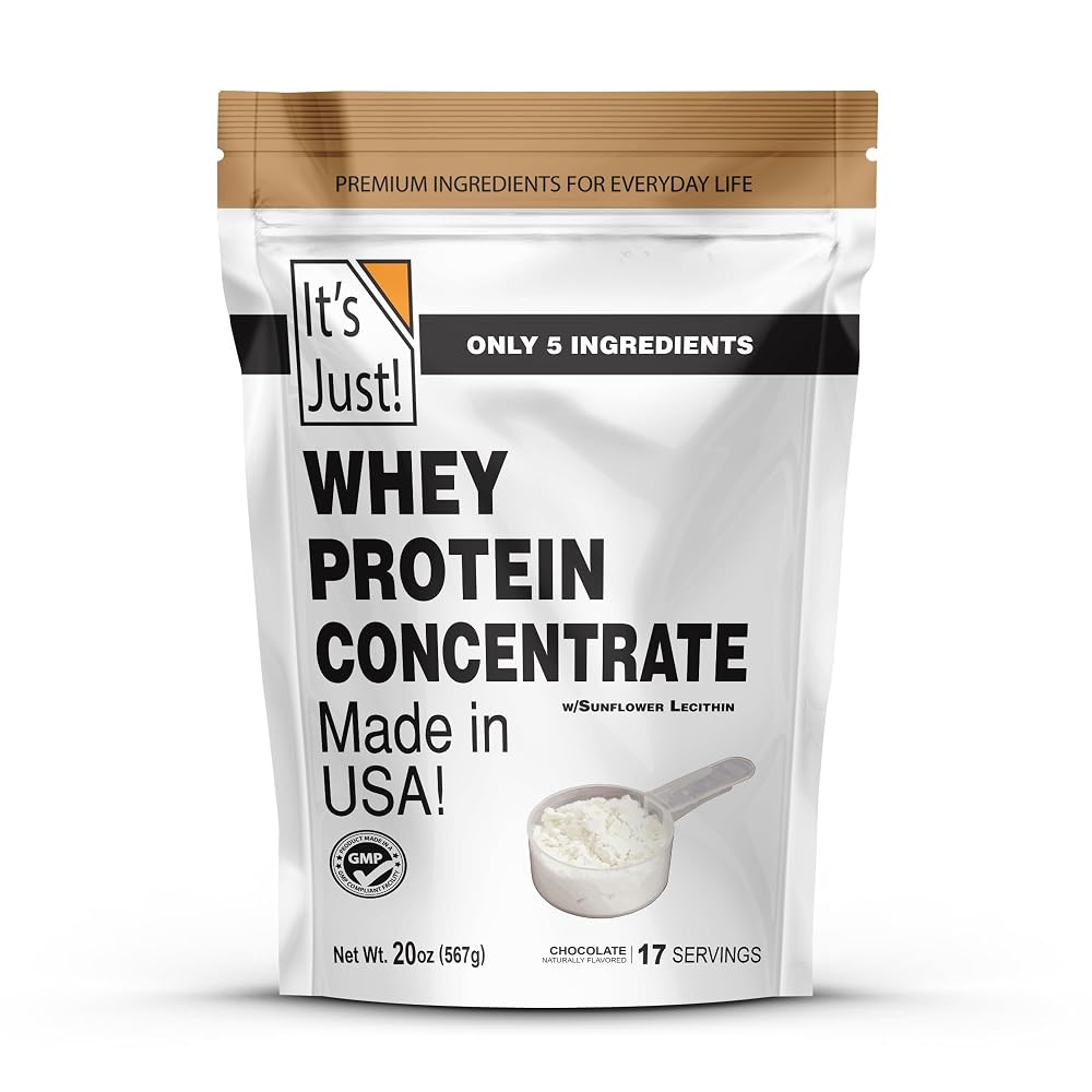 It's Just! 100% Whey Protein Concentrate Chocolate - 1.25 lb