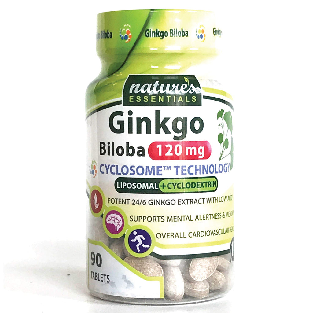 Nature's Essentials Liposomal Ginkgo Biloba 120mg - 90 Capsules