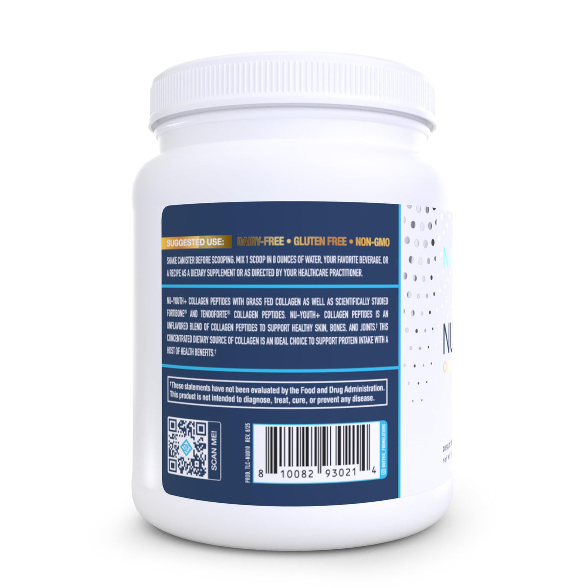 NuEthix Formulations Nu-Youth Collagen Peptides Powder - 30 Servings - image 2